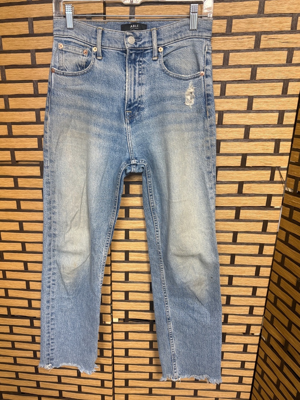 Able straight leg jeans size 26